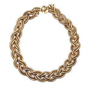GILES & BROTHER Braided chain necklace